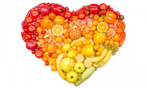 produce in shape of heart