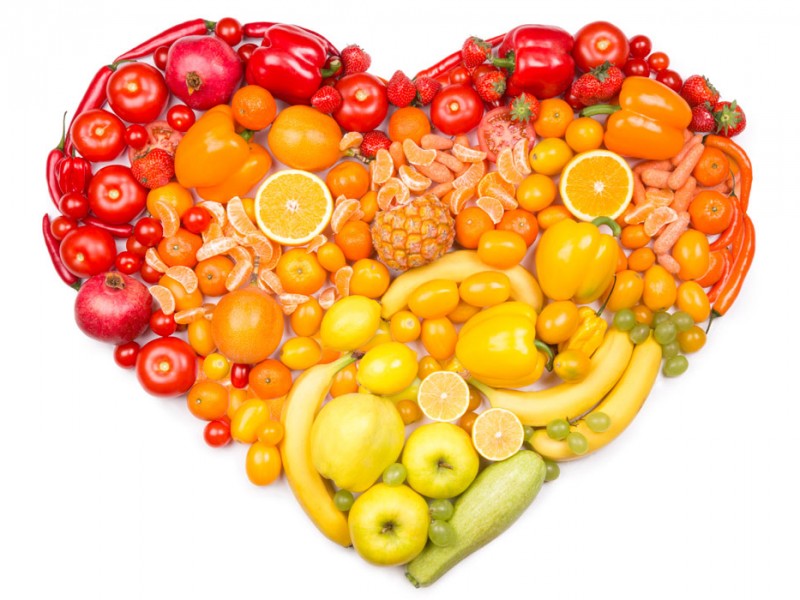 produce in shape of heart