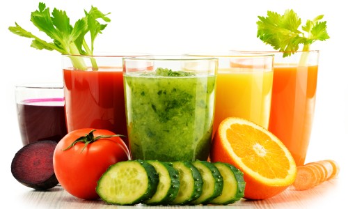Juice and fresh produce
