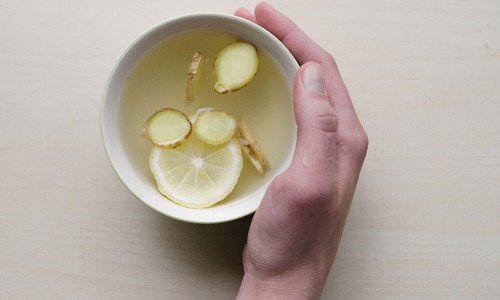 lemon ginger water